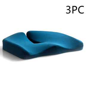 Pressure Relief Seat Cushion And Back Relief Lumbar Pillow Breathable Ass Cushion Non-Slip Wear-Resistant Office Chair Pads