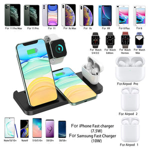 4 in 1 Fast Wireless Charger