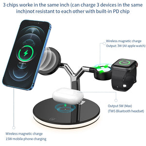 3 in 1  Fast Wireless Charger