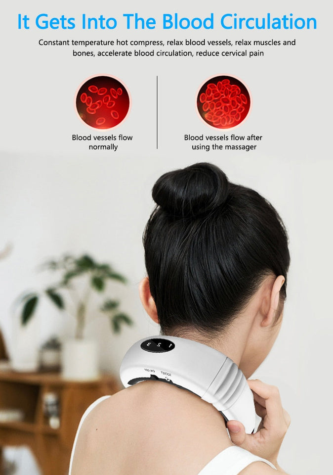 Electric Neck Massager Pulse Back