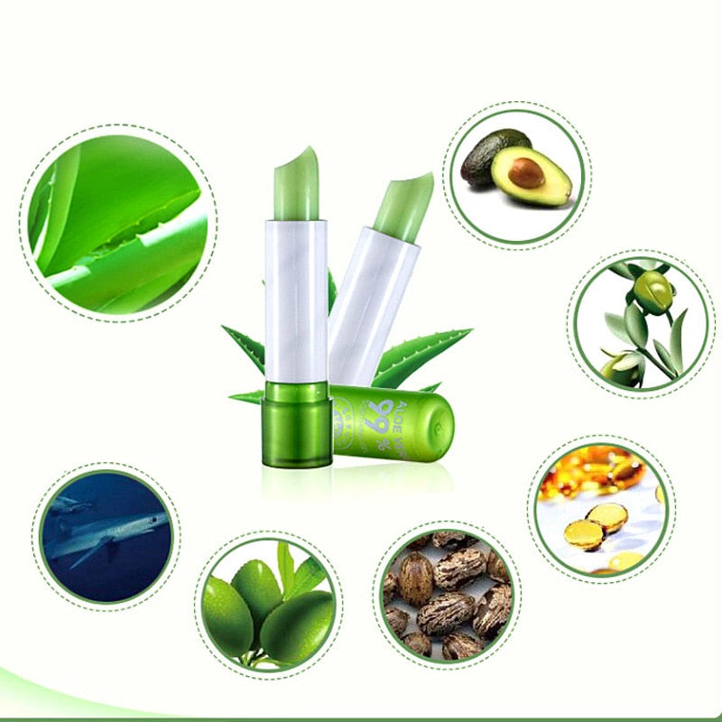 Aloe Vera Lipstick - Nova Fórmula Ingredientes Naturais