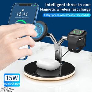 3 in 1  Fast Wireless Charger