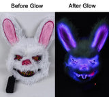 Masquerade LED Halloween Bunny Mask