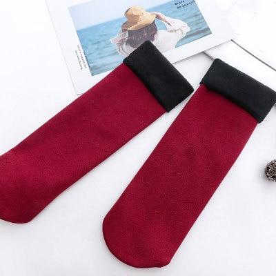 Women Thicken Thermal Wool Snow Socks