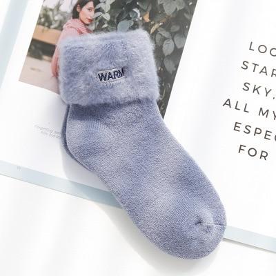 Women Thicken Thermal Wool Snow Socks