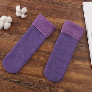 Women Thicken Thermal Wool Snow Socks