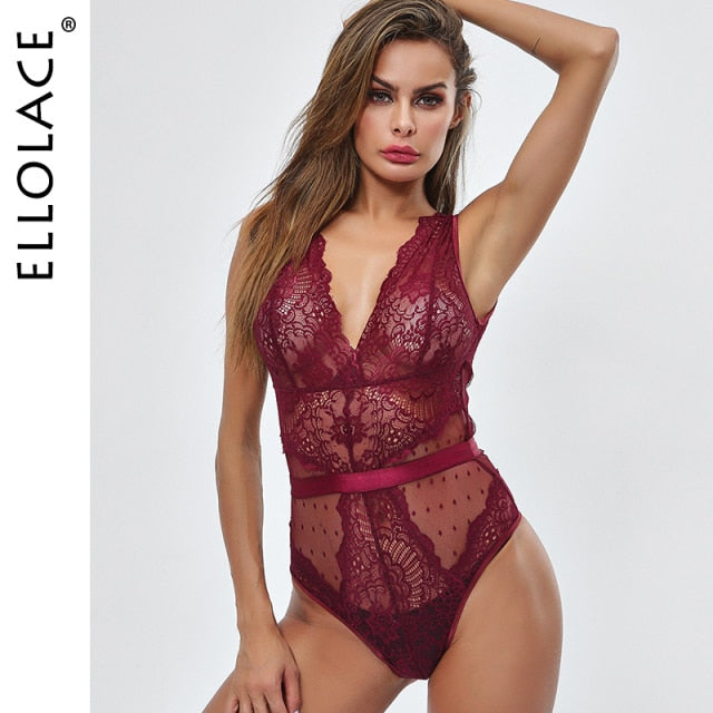 Ellolace Summer Lace Bodysuit