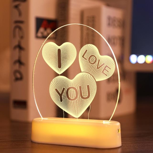 Love Lamp 3D